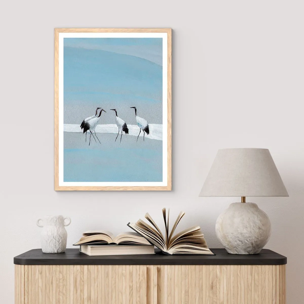 Poster în ramă de stejar deschis - După o zi fierbinte - 40x50 cm