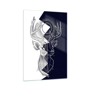 Tablou pe sticlă - Lupta și unitatea contrariilor - 70x100 cm