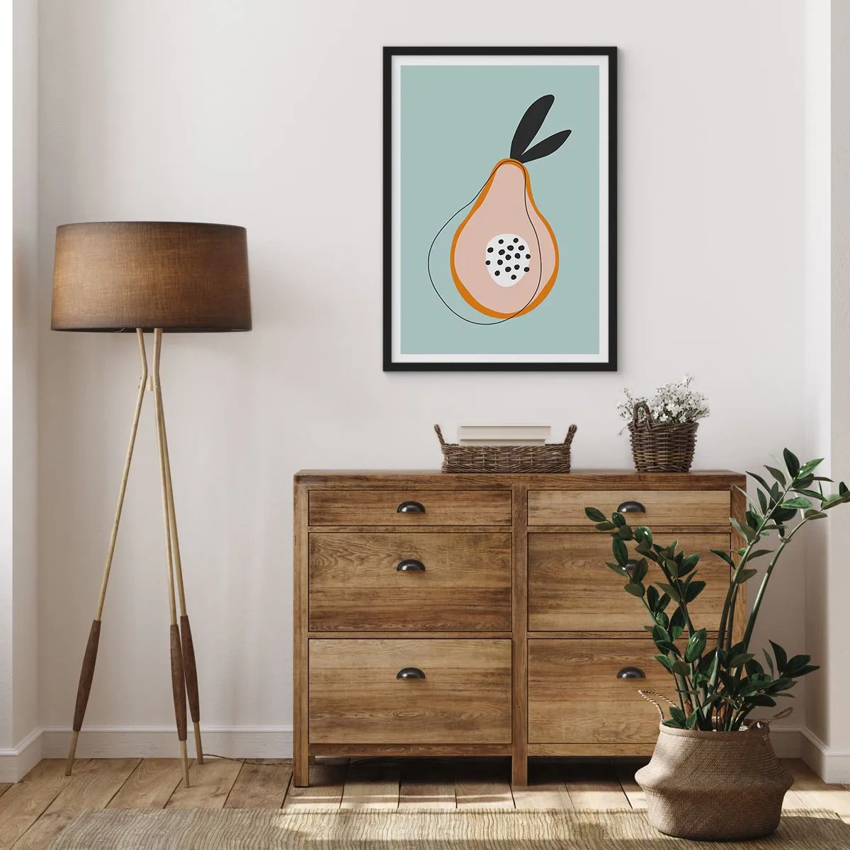 Poster în ramă neagră - Pătrunzând în natura lucrurilor - 50x70 cm