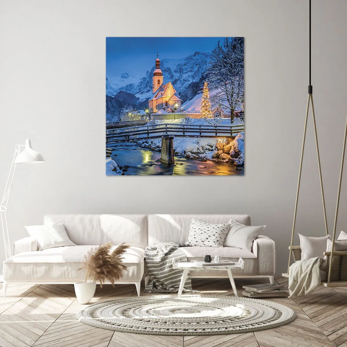 Tablou pe pânză - Spiritul Crăciunului - 60x60 cm