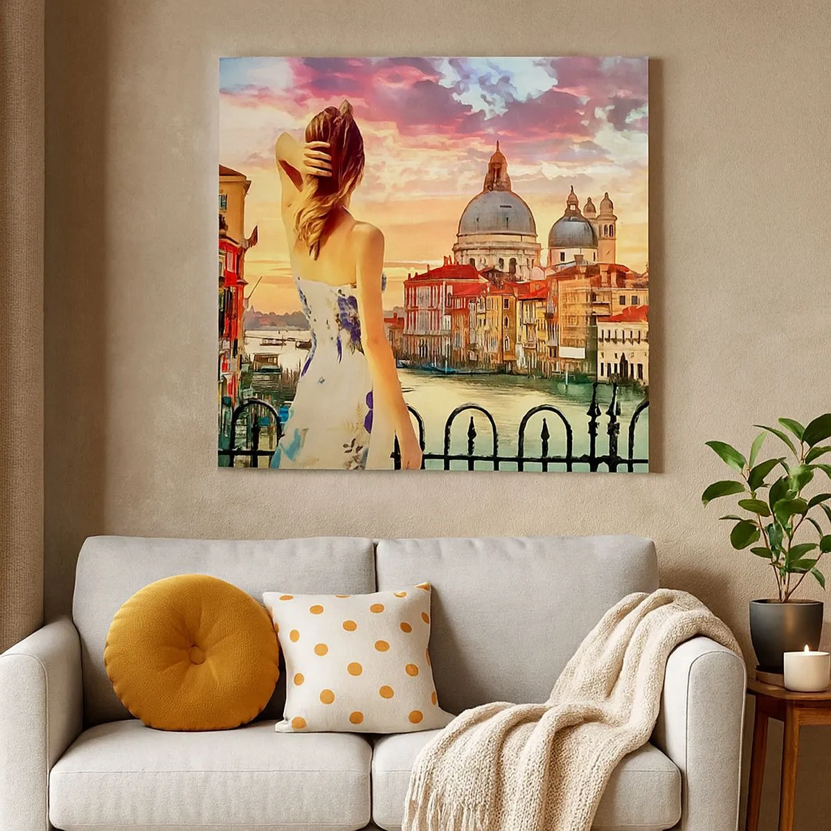 Tablou pe pânză - Când vine vorba de aventură, doar în... - 30x30 cm