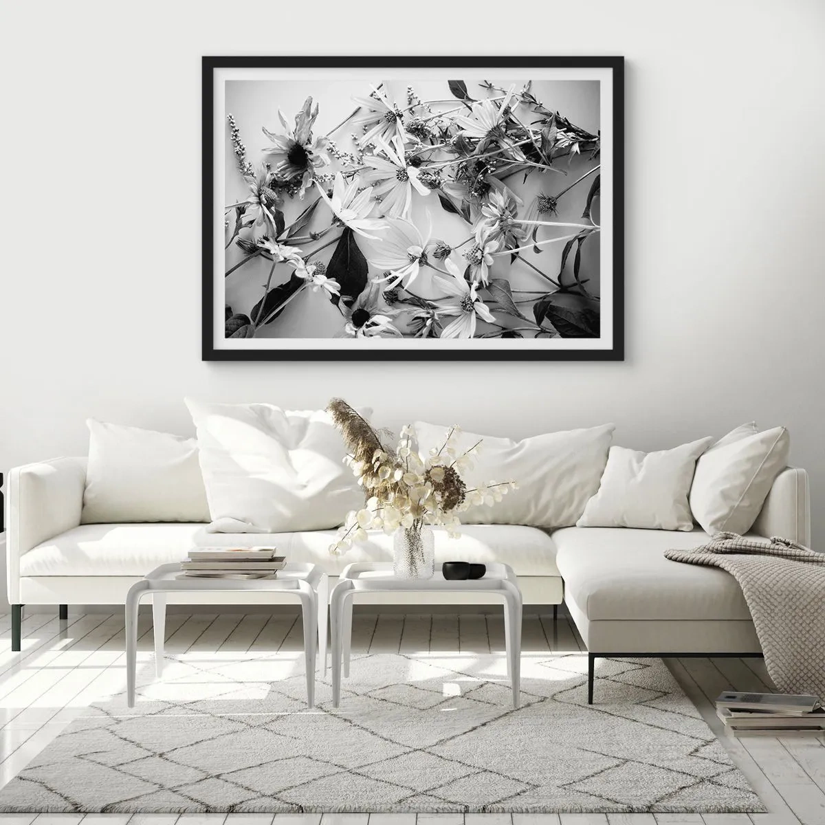 Poster în ramă neagră - Un altfel de buchet - 40x30 cm