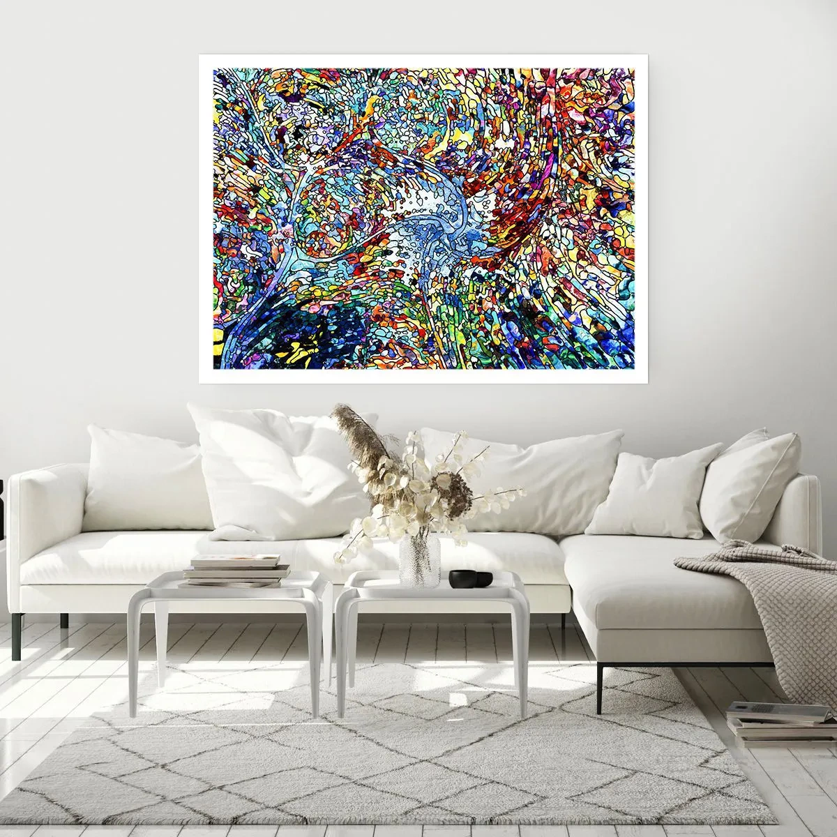 Poster - Vitraliu de picături - 100x70 cm