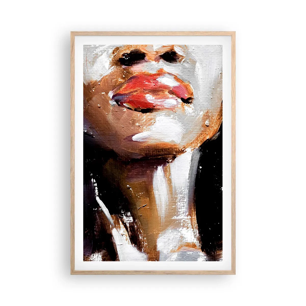 Poster în ramă de stejar deschis - Mândrie fără prejudecăți - 61x91 cm