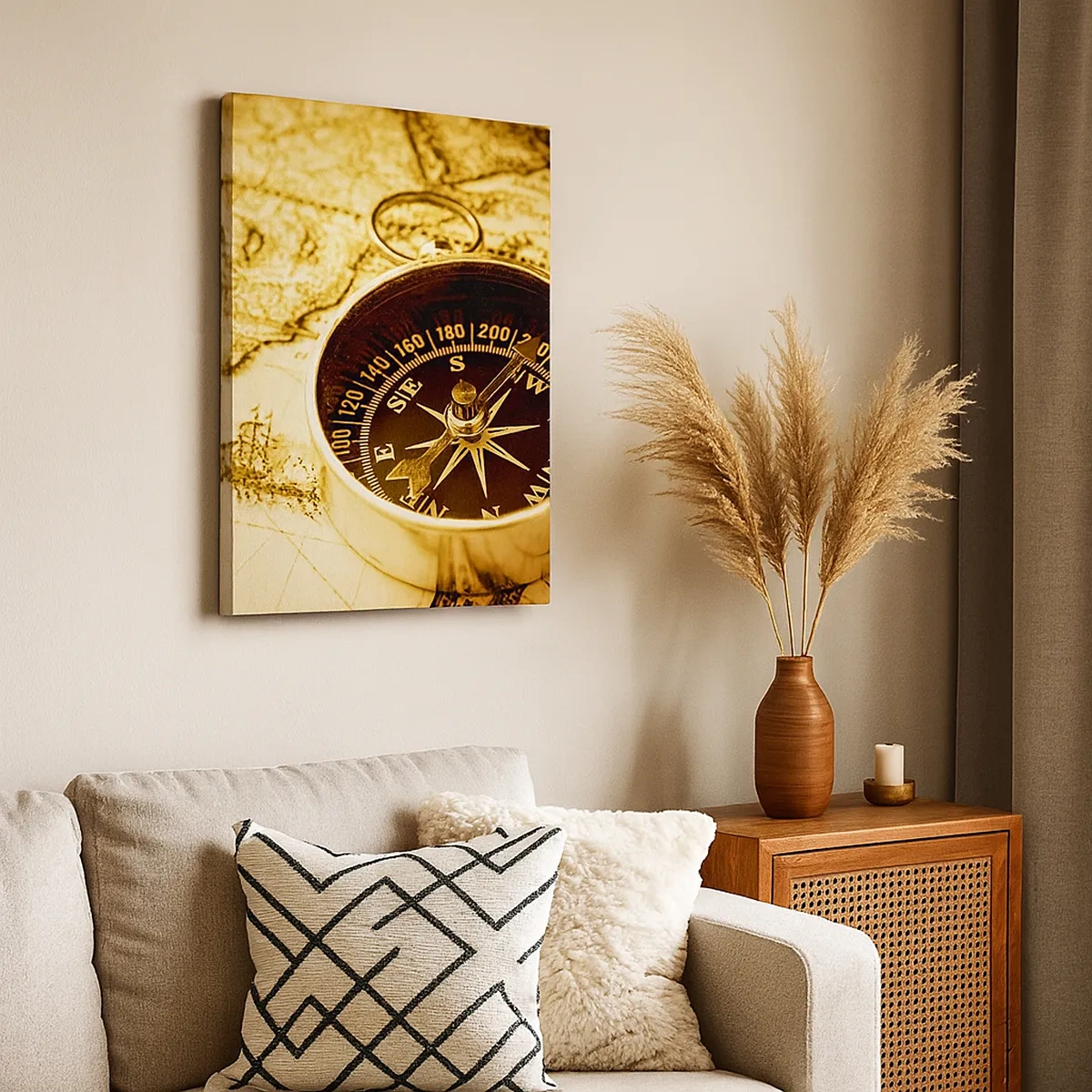 Tablou pe pânză - Est sau vest? - 50x70 cm