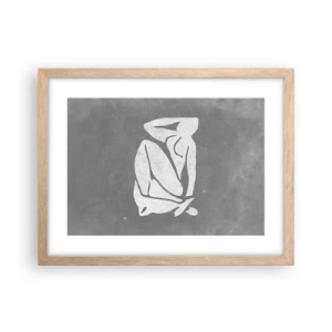 Poster în ramă de stejar deschis - În reverie - 40x30 cm