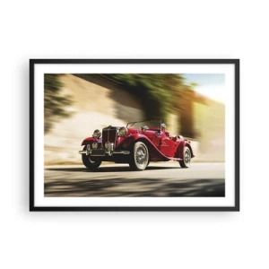 Poster în ramă neagră - Mai frumoasă decât Nike din Samothrace - 70x50 cm