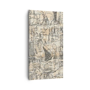 Tablou pe pânză - Așteaptă să fie descifrat - 55x100 cm