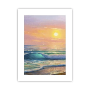 Poster - Cântecul turcoaz al valurilor - 30x40 cm