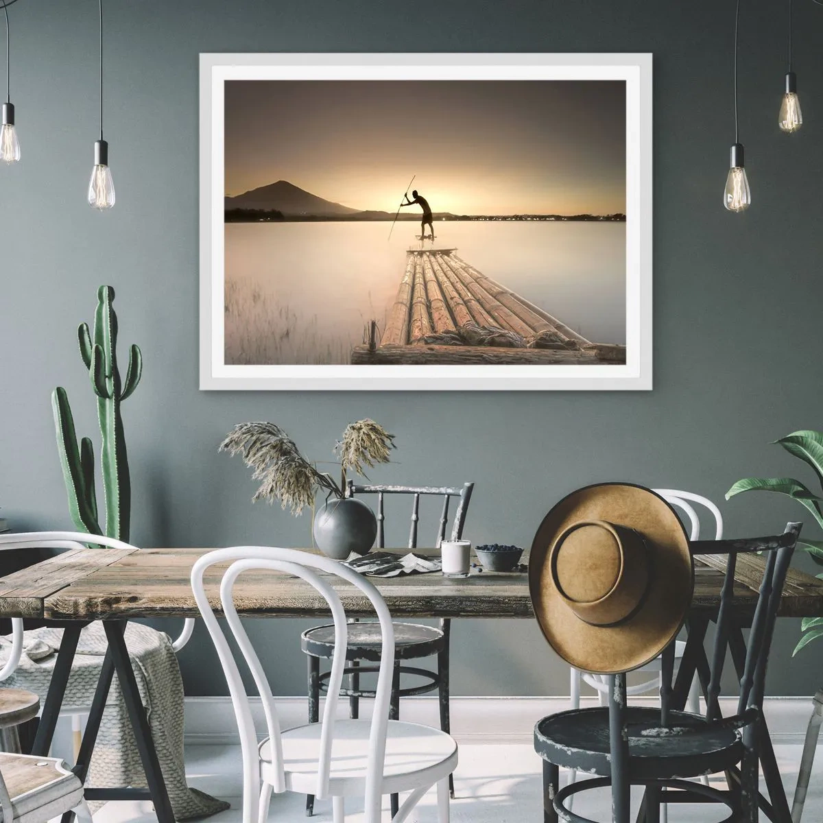 Poster în ramă albă - Înainte de odihnă - 70x50 cm