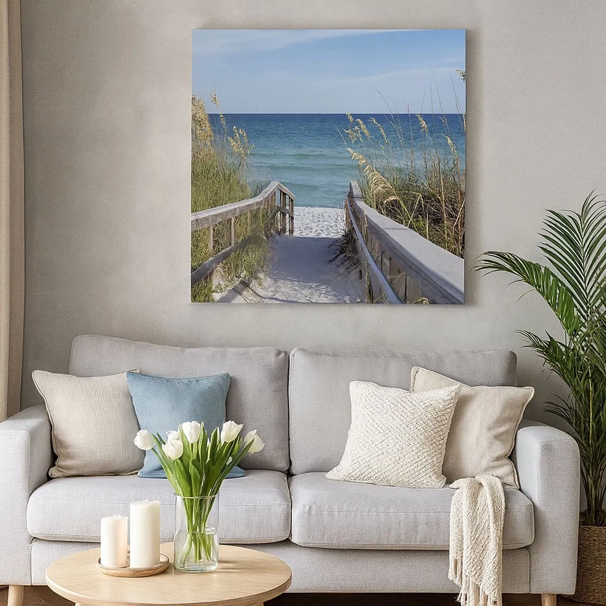 Tablou pe pânză - În soare, în vânt - 30x30 cm