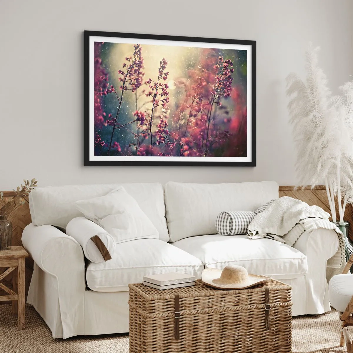 Poster în ramă neagră - Grădina secretă - 100x70 cm