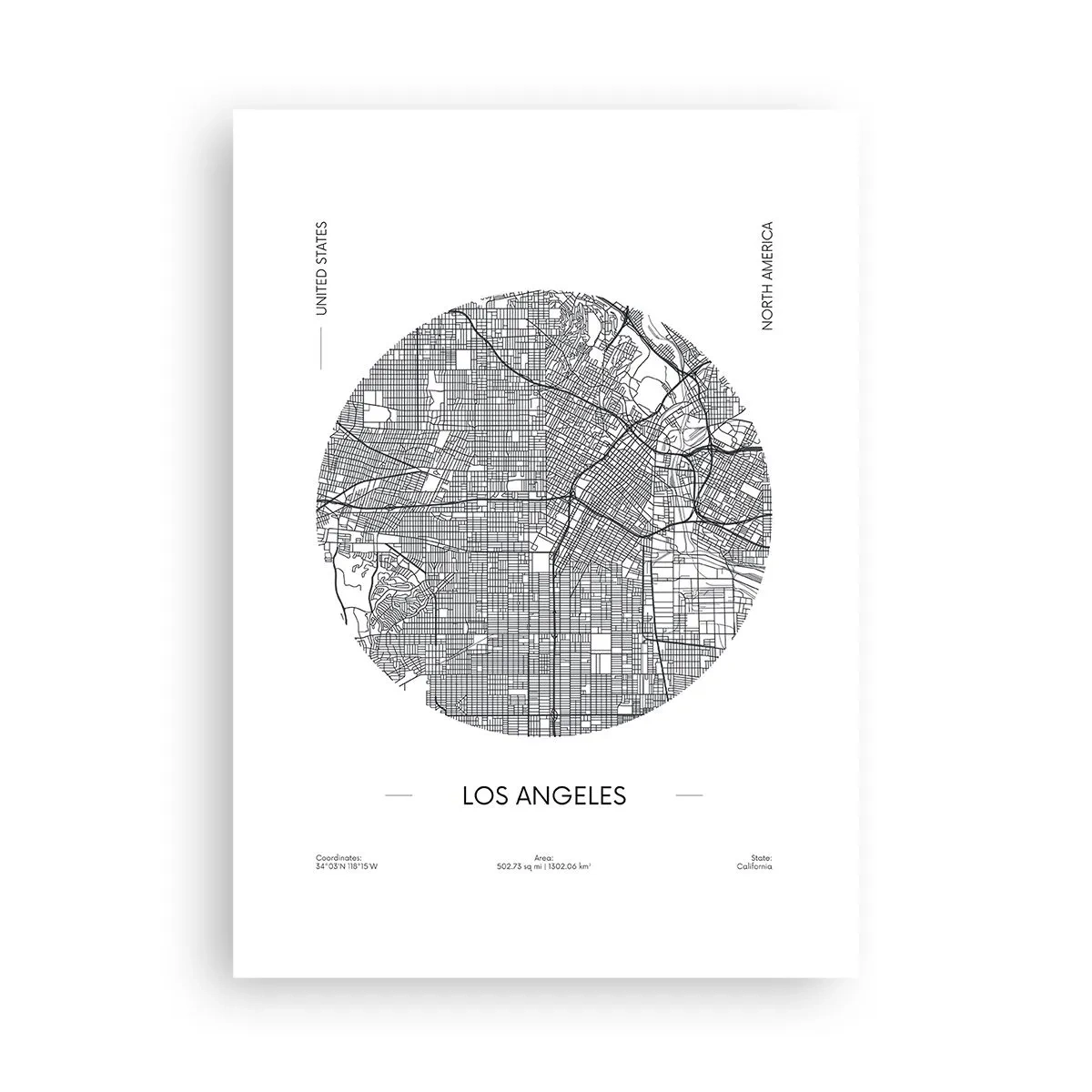 Poster - Anatomia Los Angeles - 50x70 cm