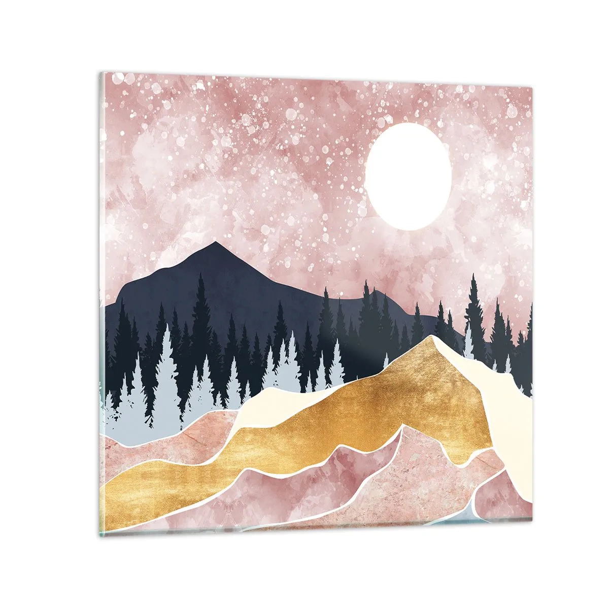 Tablou pe sticlă - Garda de noapte - 40x40 cm