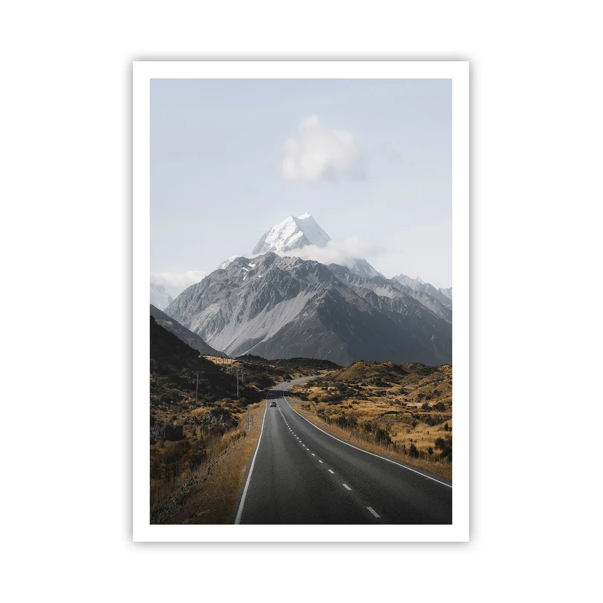 Poster - Drumul spre inima munților - 70x100 cm