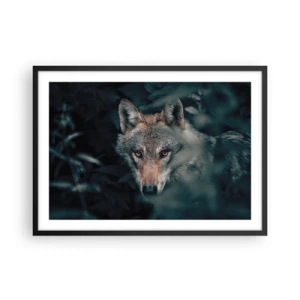 Poster în ramă neagră - Vânător - 70x50 cm