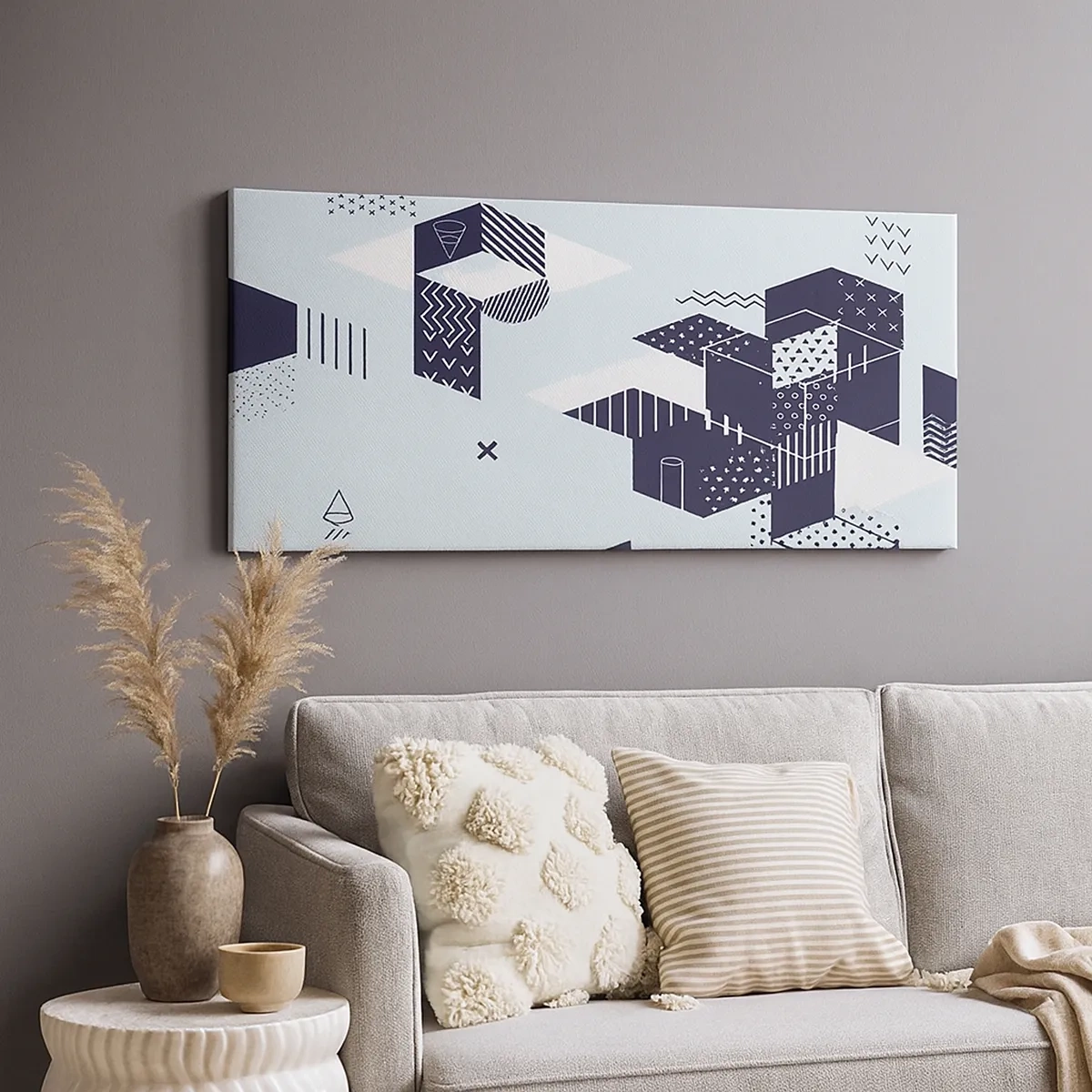 Tablou pe pânză - În sufletul matematicii - 30x30 cm