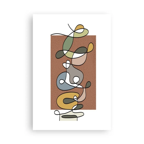 Poster - Abstracția care merită un zâmbet - 61x91 cm