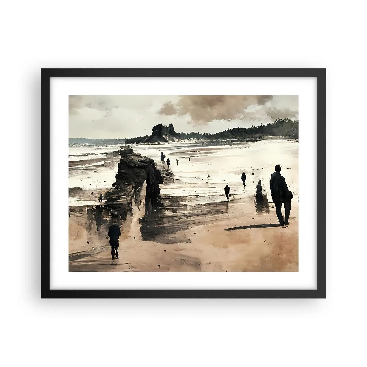 Poster în ramă neagră - Reamintiți - 50x40 cm