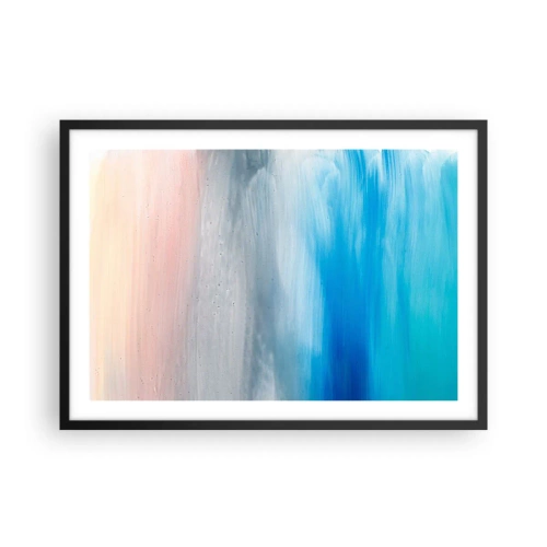 Poster în ramă neagră - Elemente: aer - 70x50 cm