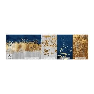 Mostră de Tapet Standard Eco - Compoziție modernă cu bliț - Bucată, Art Deco, Glamour - 100x30 cm
