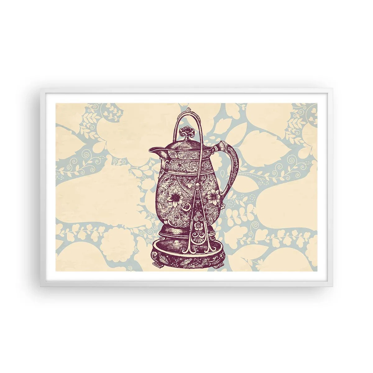 Poster în ramă albă - Frumusețea vieții de zi cu zi - 91x61 cm