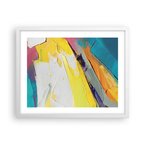 Poster în ramă albă - Anatomia luminii - 50x40 cm