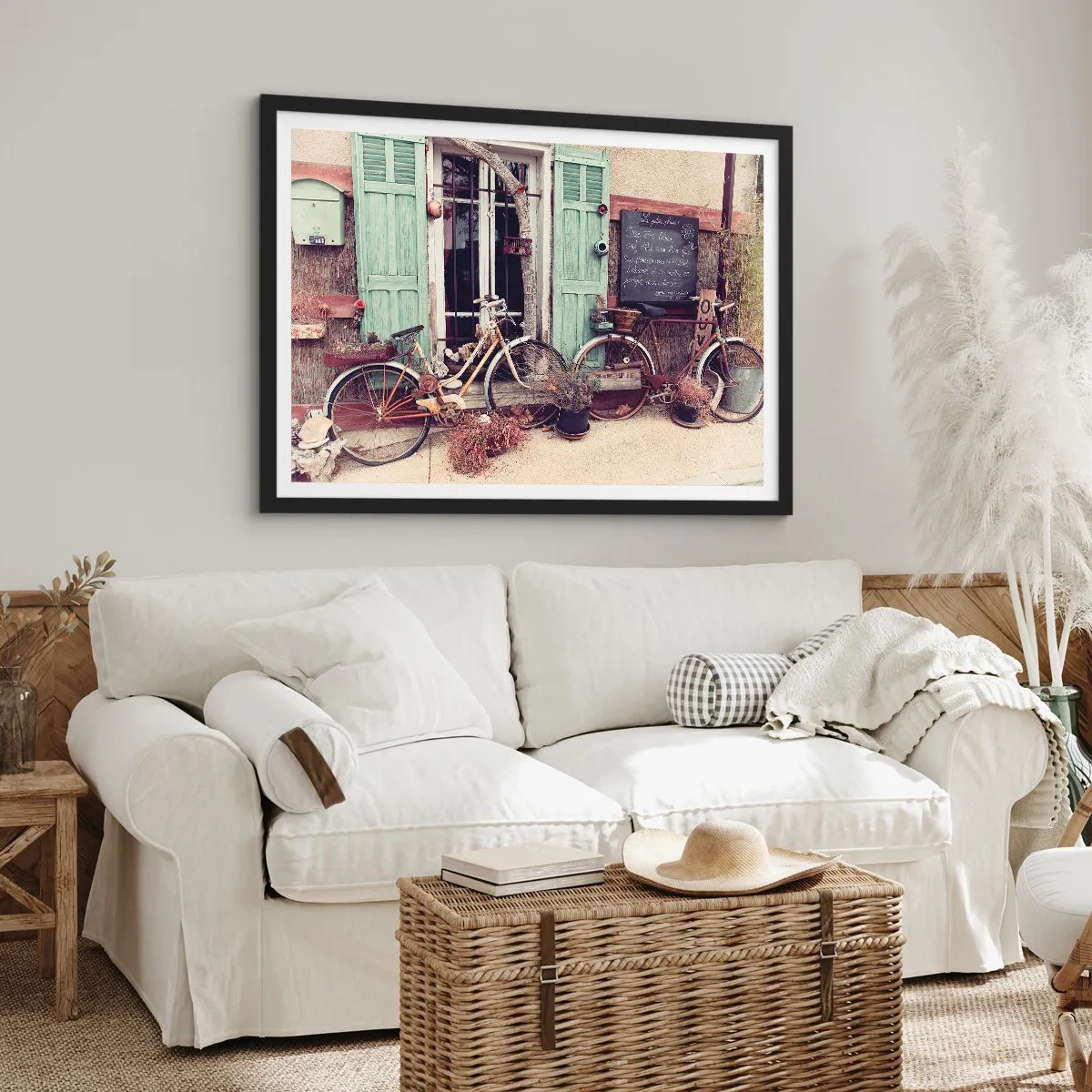Poster în ramă neagră - Trăiască provincia! - 70x50 cm
