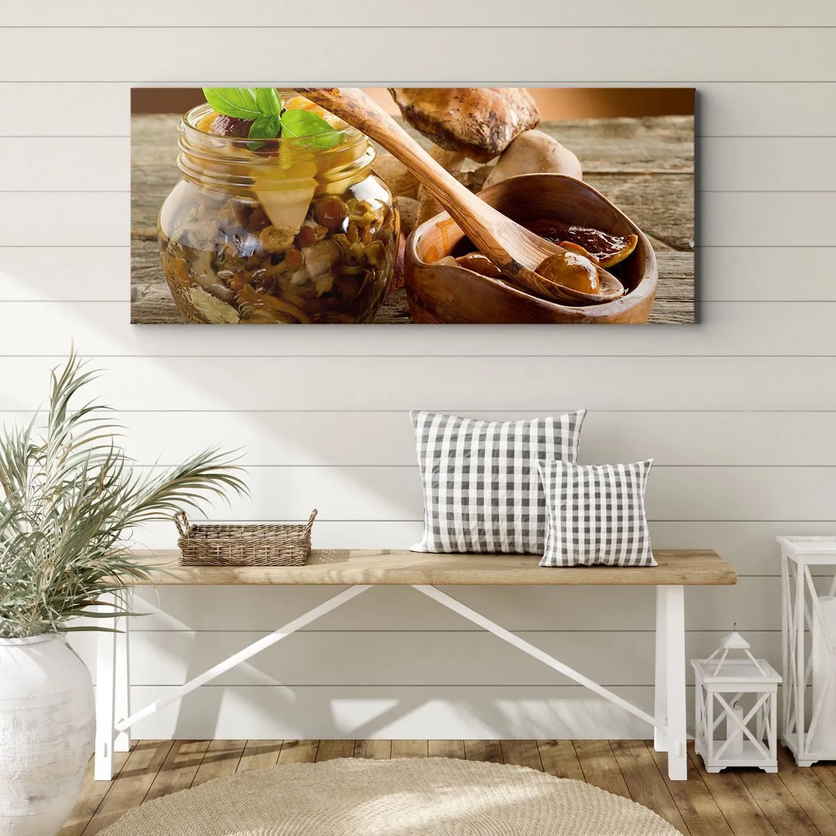 Tablou pe pânză - Fie proaspete, fie sărate.... - 100x40 cm