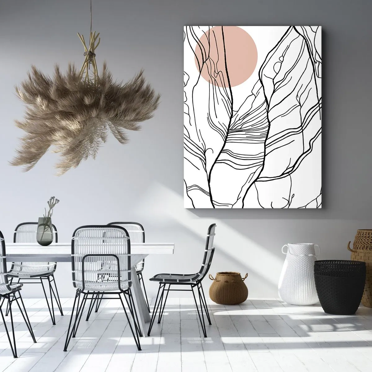 Tablou pe pânză - Într-o rețea de crengi - 50x70 cm