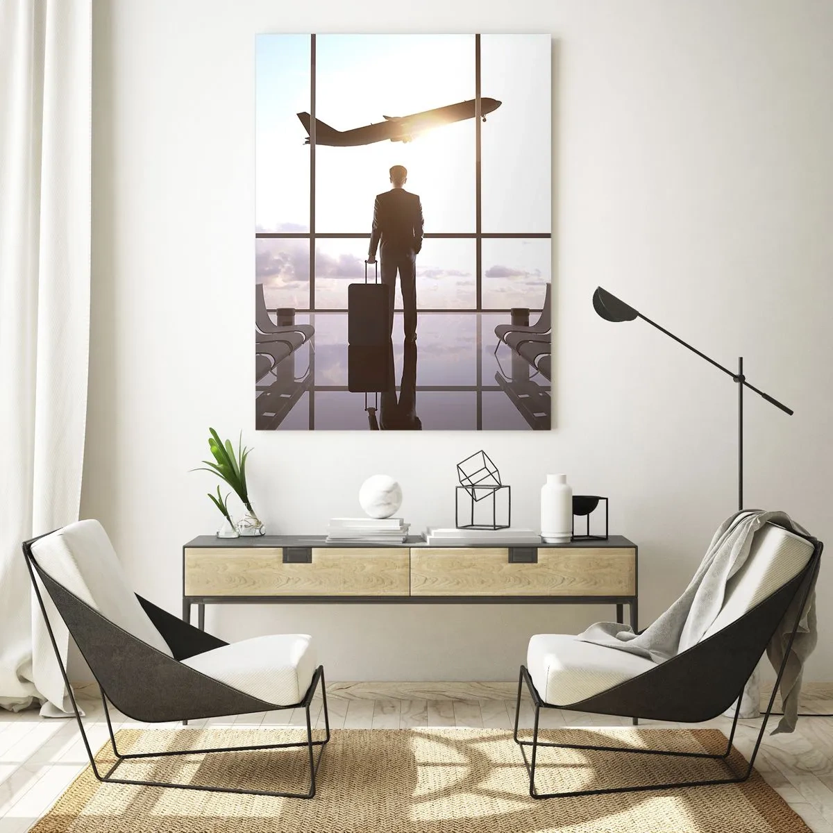 Tablou pe sticlă - Ai timp, încetinește - 50x70 cm