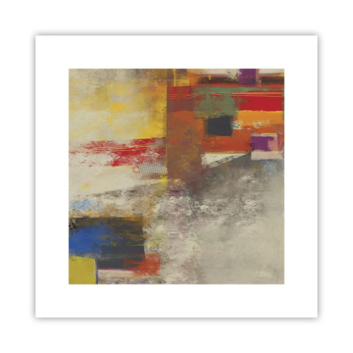Poster - Geometria culorilor - 30x30 cm