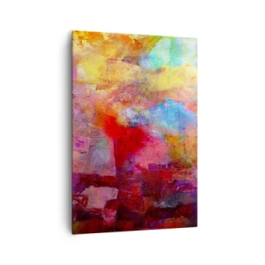 Tablou pe pânză - O privire în interiorul curcubeului - 70x100 cm