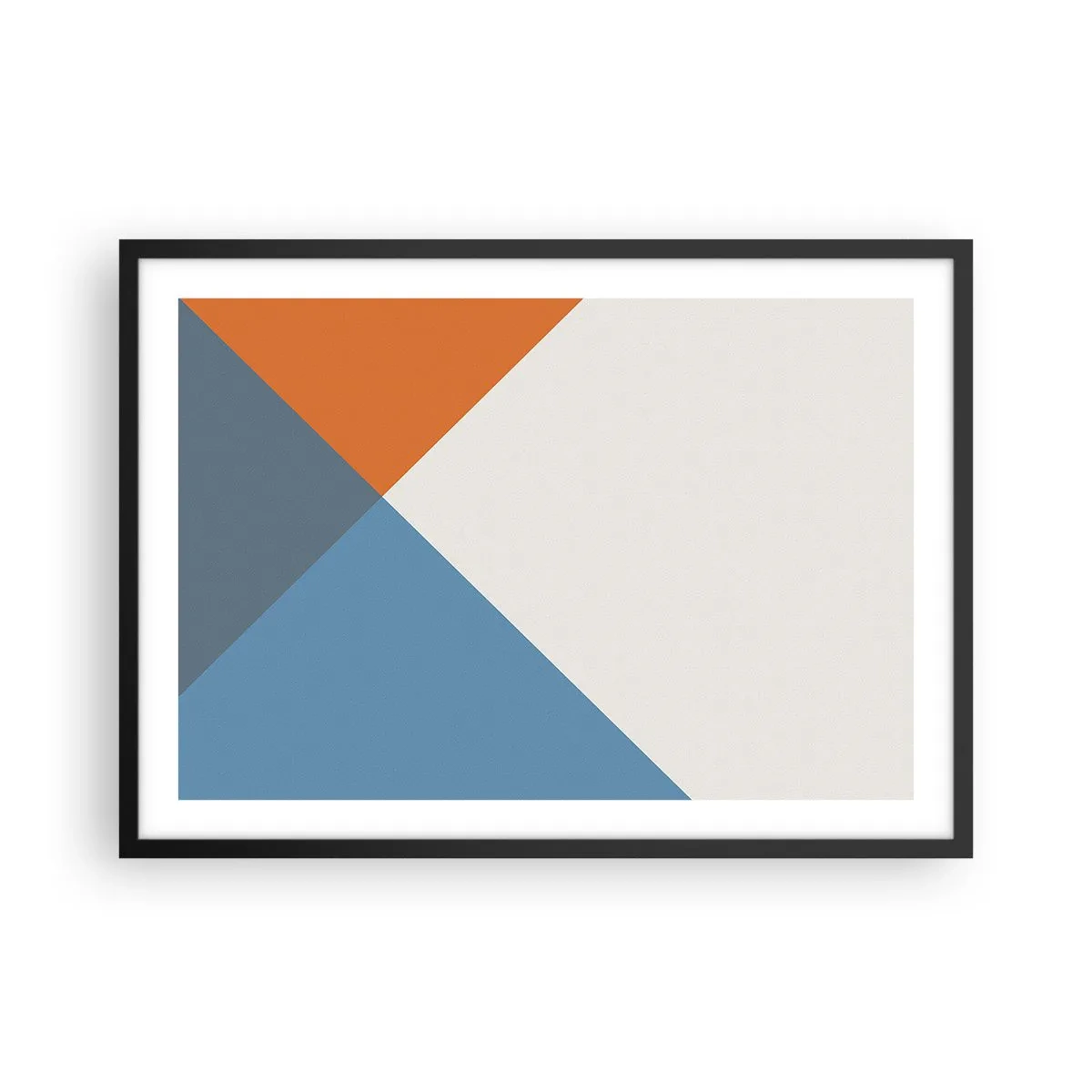Poster în ramă neagră - La un unghi drept - 70x50 cm