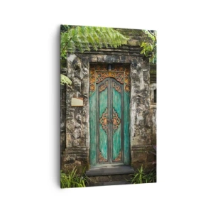 Tablou pe pânză - O ușă către o lume exotică - 80x120 cm