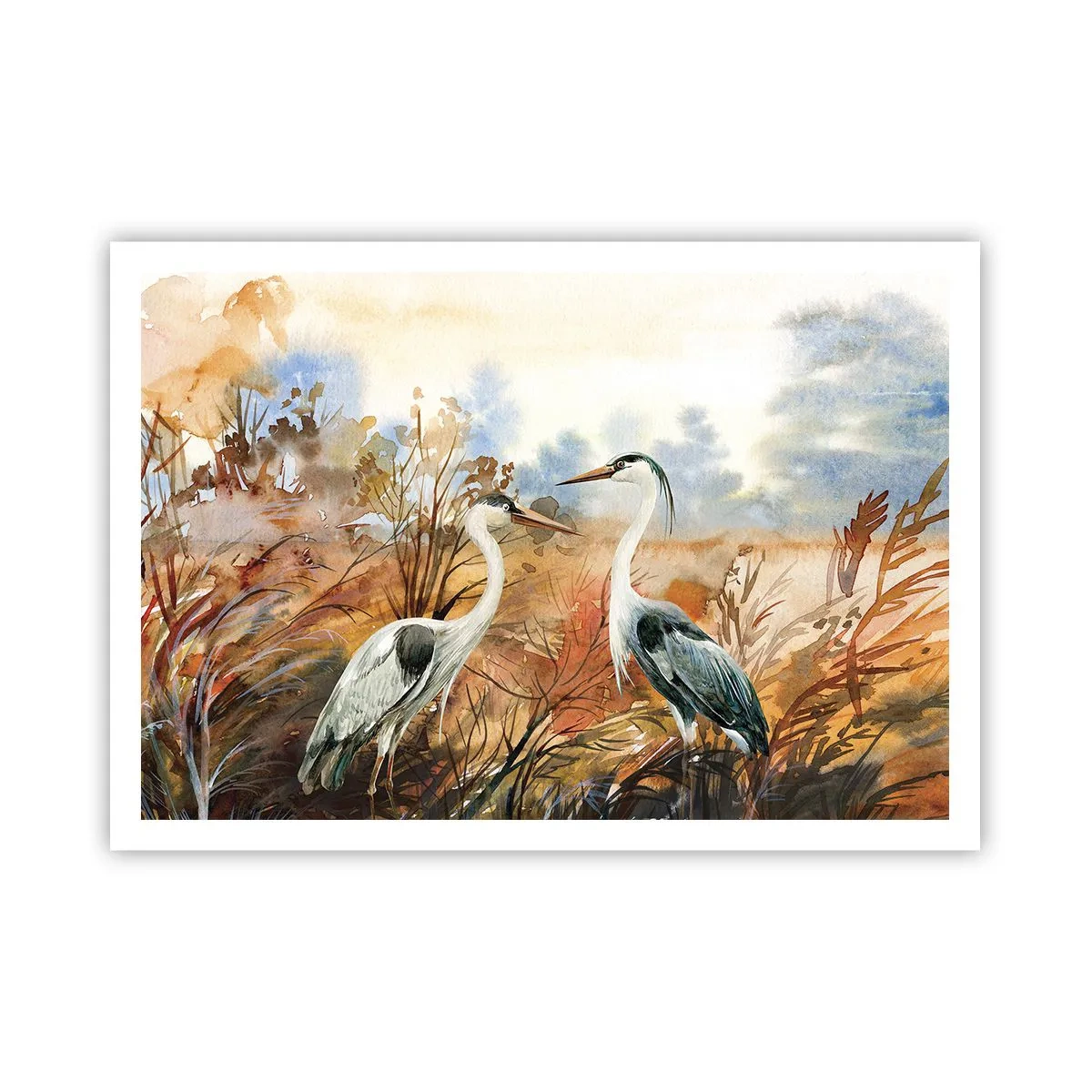 Poster - Încotro în toamnă? - 100x70 cm