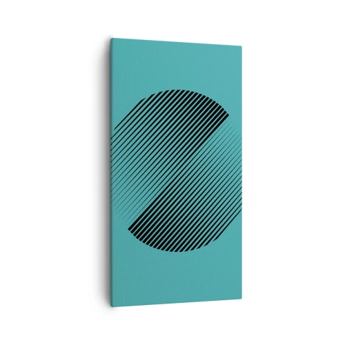 Tablou pe pânză - Cercul - o variație geometrică - 55x100 cm