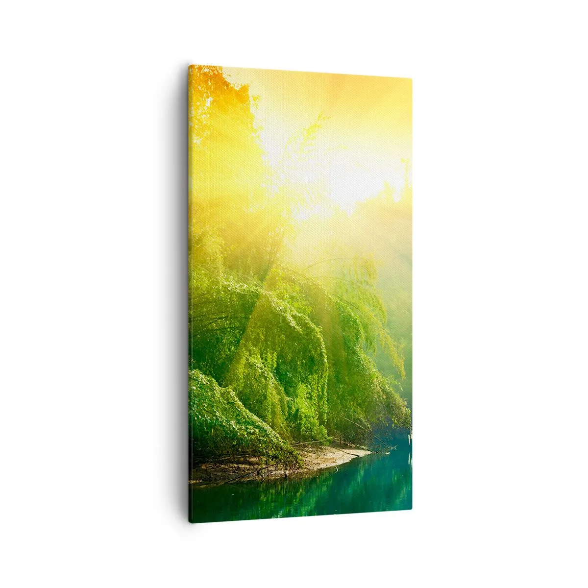 Tablou pe pânză - Scufundare în soare și umbră - 55x100 cm