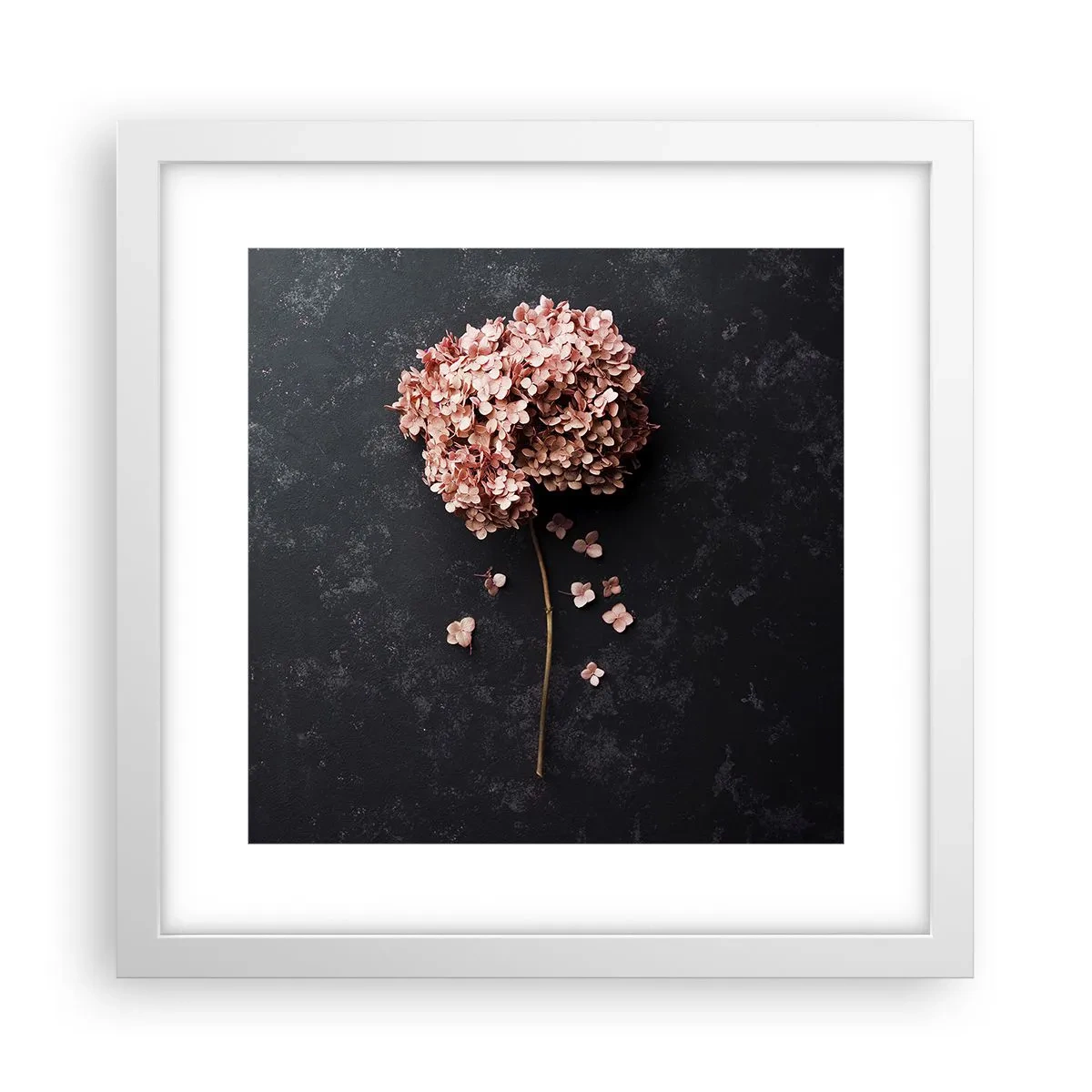 Poster în ramă albă - Un semn cu adevărat romantic - 30x30 cm