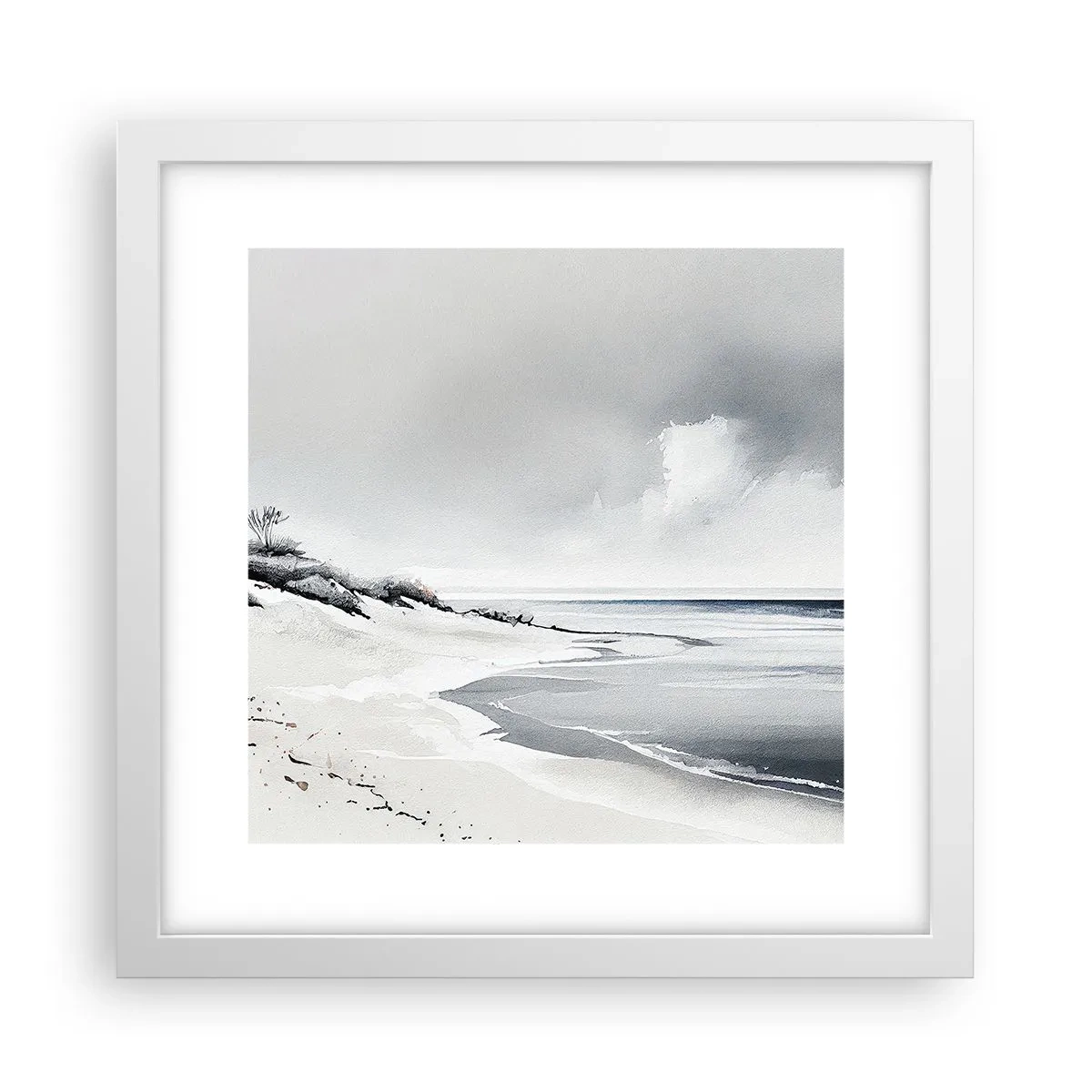 Poster în ramă albă - Întotdeauna împreună - 30x30 cm