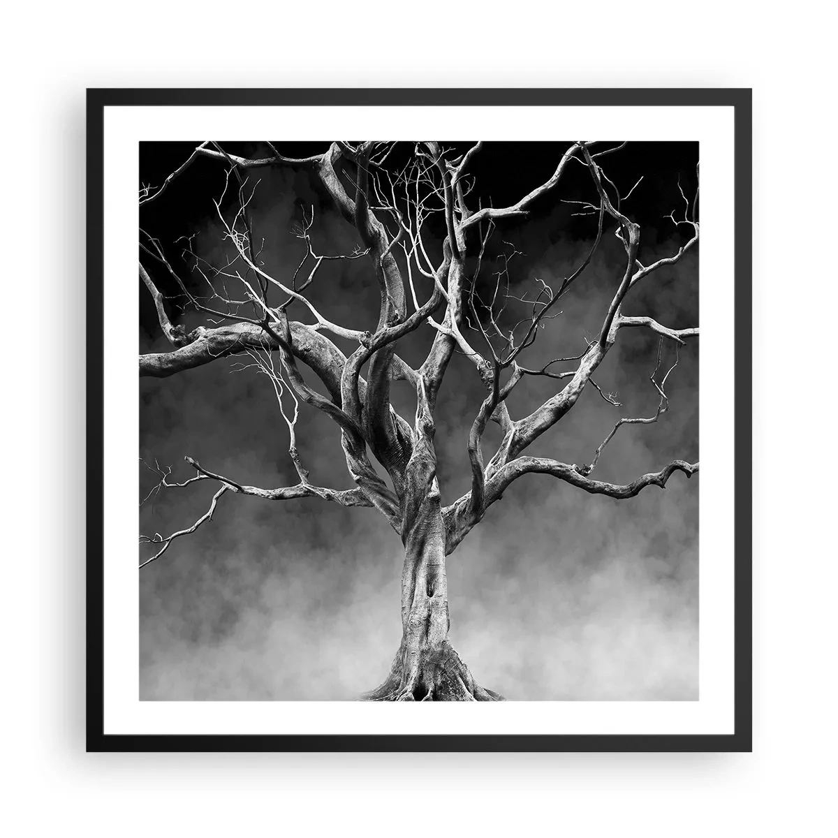 Poster în ramă neagră - Primare și sacre - 60x60 cm