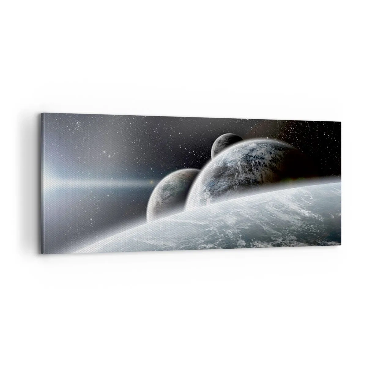 Tablou pe pânză - Muzica cosmică a sferelor - 100x40 cm