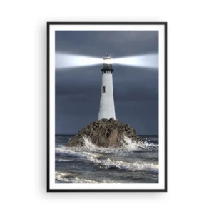 Poster în ramă neagră - Aici... aici...! - 70x100 cm