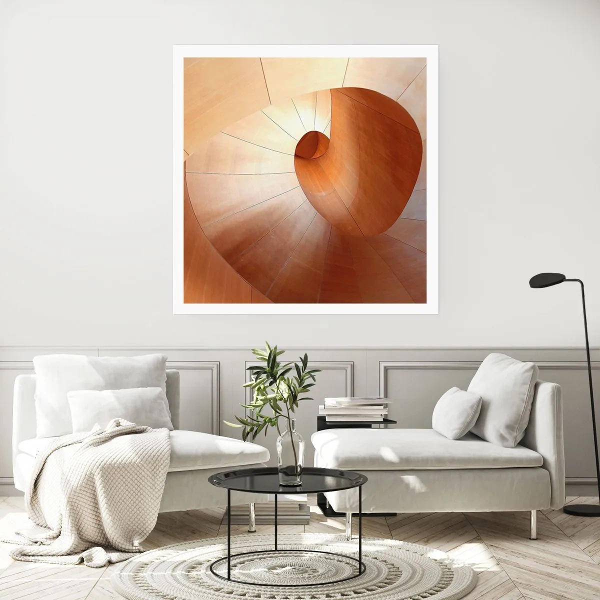 Poster - Serpentină arhitecturală - 60x60 cm