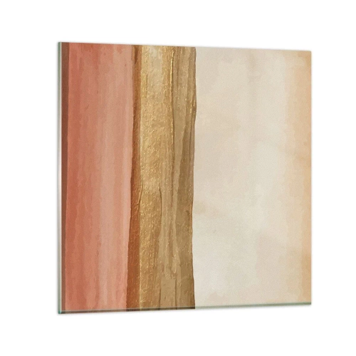 Tablou pe sticlă - Compoziție verticală - 70x70 cm