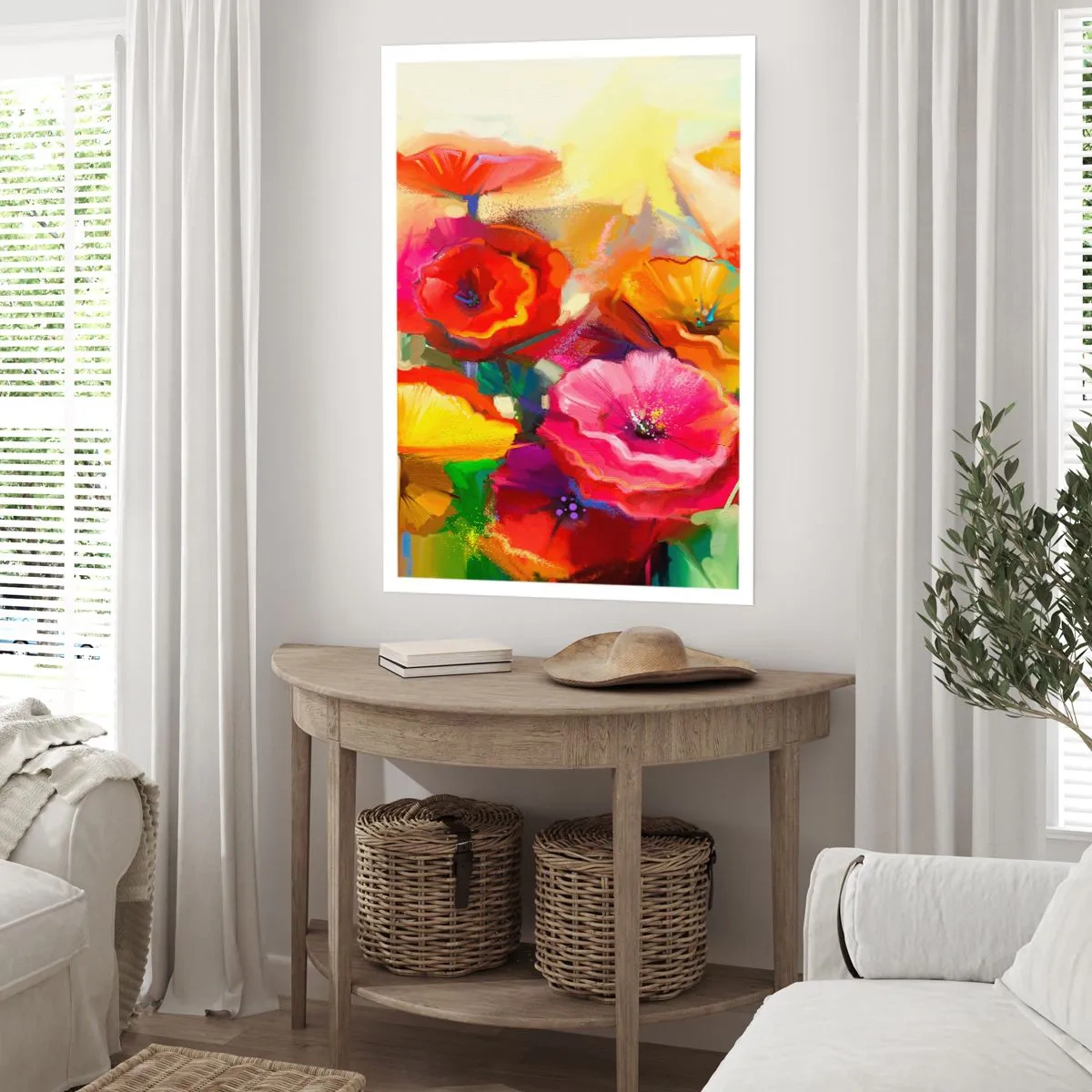 Poster - Nu numai roșu - 40x50 cm