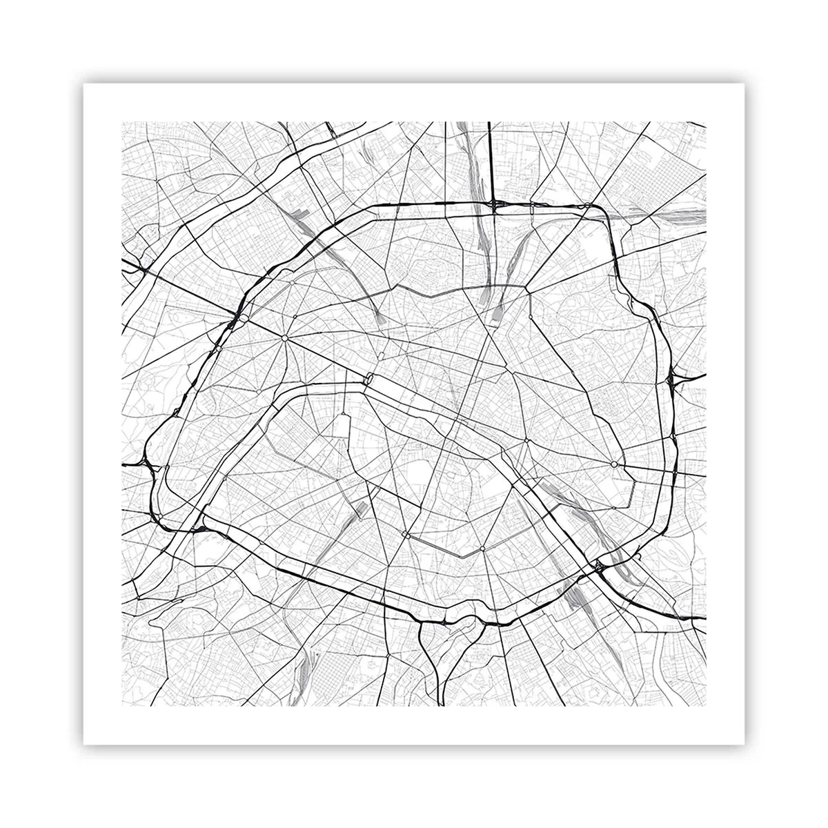 Poster - Floarea Parisului - 60x60 cm