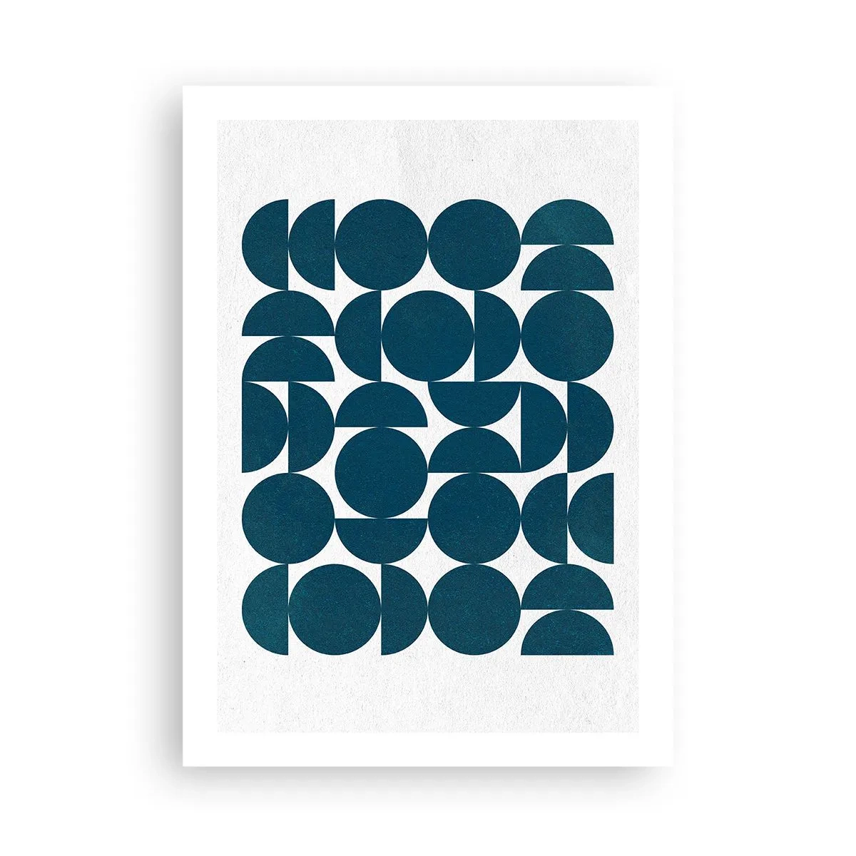 Poster - Cercuri și semicercuri - 50x70 cm