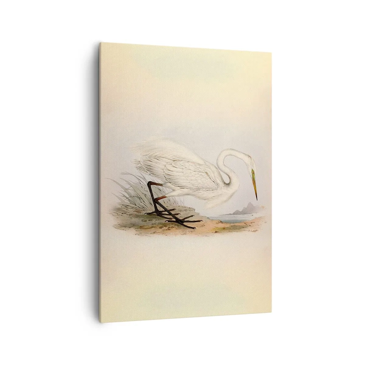 Tablou pe pânză - Doamna în stufărișuri - 70x100 cm