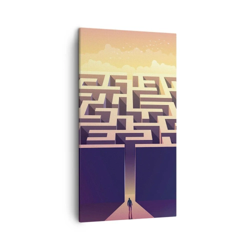 Tablou pe pânză - Momentul deciziei - 45x80 cm